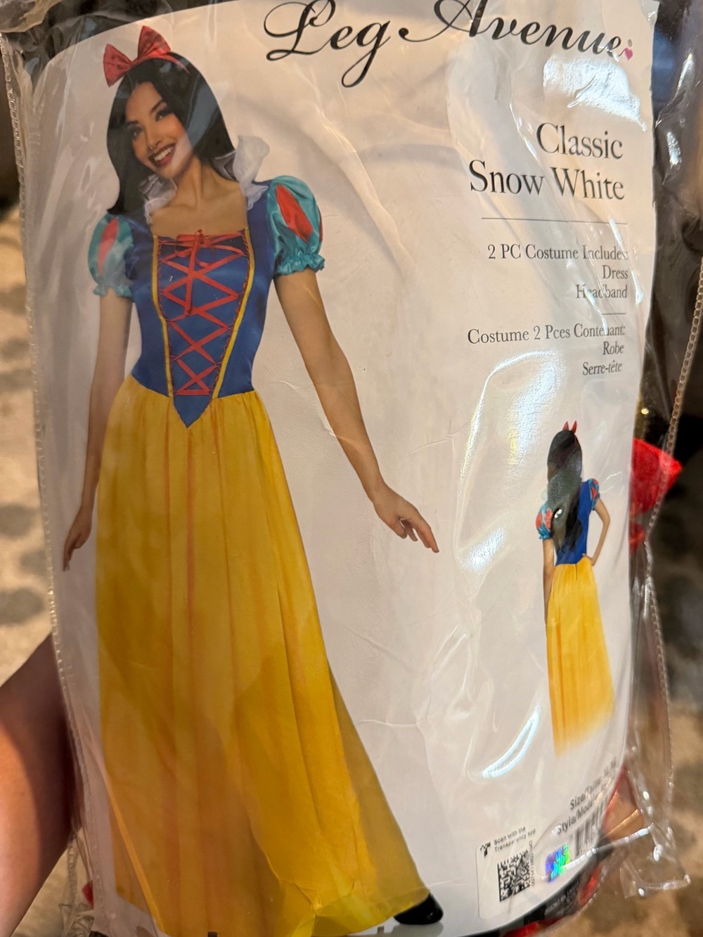Leg Avenue Classic Snow White Adult Costume - Disney size XL